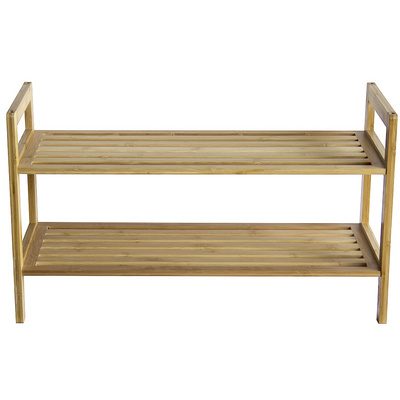 Bamboo Wooden Shoe Rack Storage Display Stand 2-Tier Shelf Shoe Rack Designs