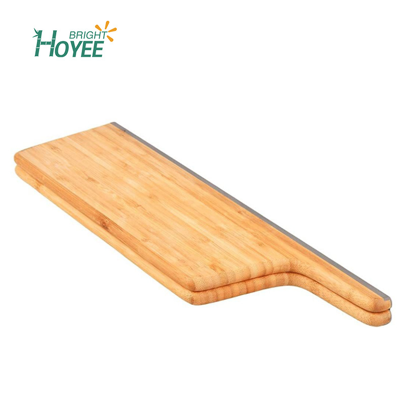 Wholesale folding bamboo chopping board with handle chopping block Folding wooden cutting   board for kitchen