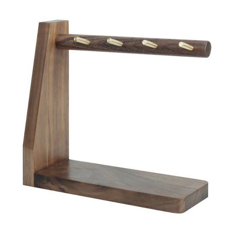 Hanging Wood Stand Hanger Rack Desktop Hallway Home Key Room Wooden key Holder