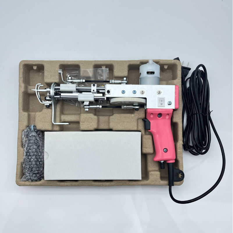 Cut Pile Tufting Gun hand  Portable Rug Weaving Machine Knitting Tool tufting gun