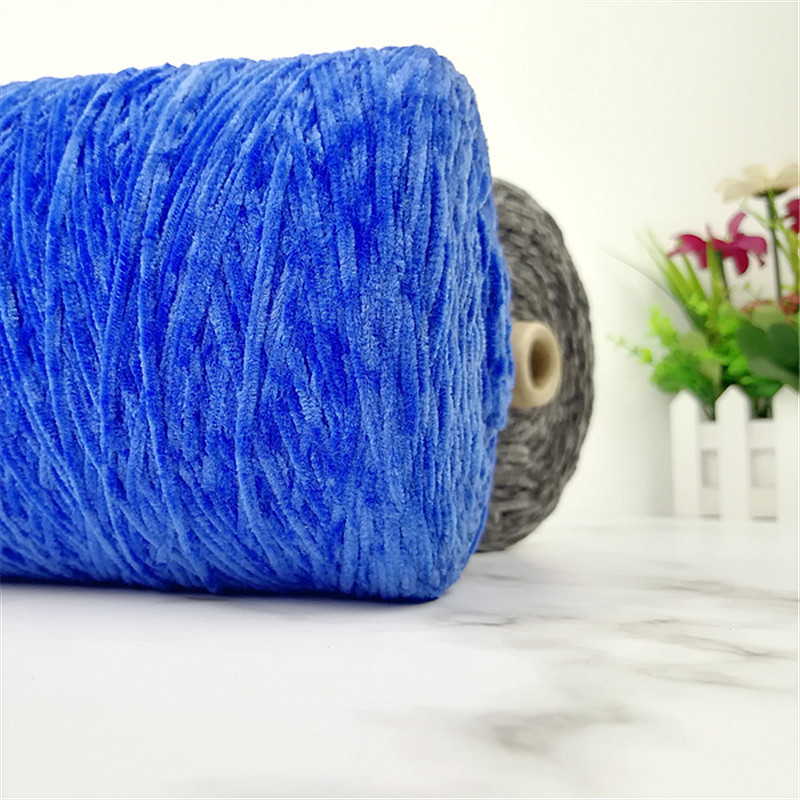 Chenille Woven Bag 100%polyester Yarn Spun Yarn Virgin for Knitting Good Color Chart 100% Polyester 1/6.5NM DTY 100g 75g 50g