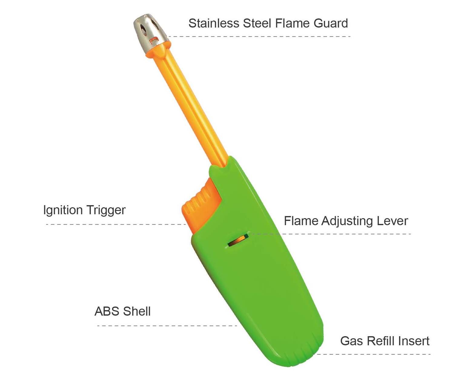 Small and Exquisite bbq lighter  for outdoor barbecue