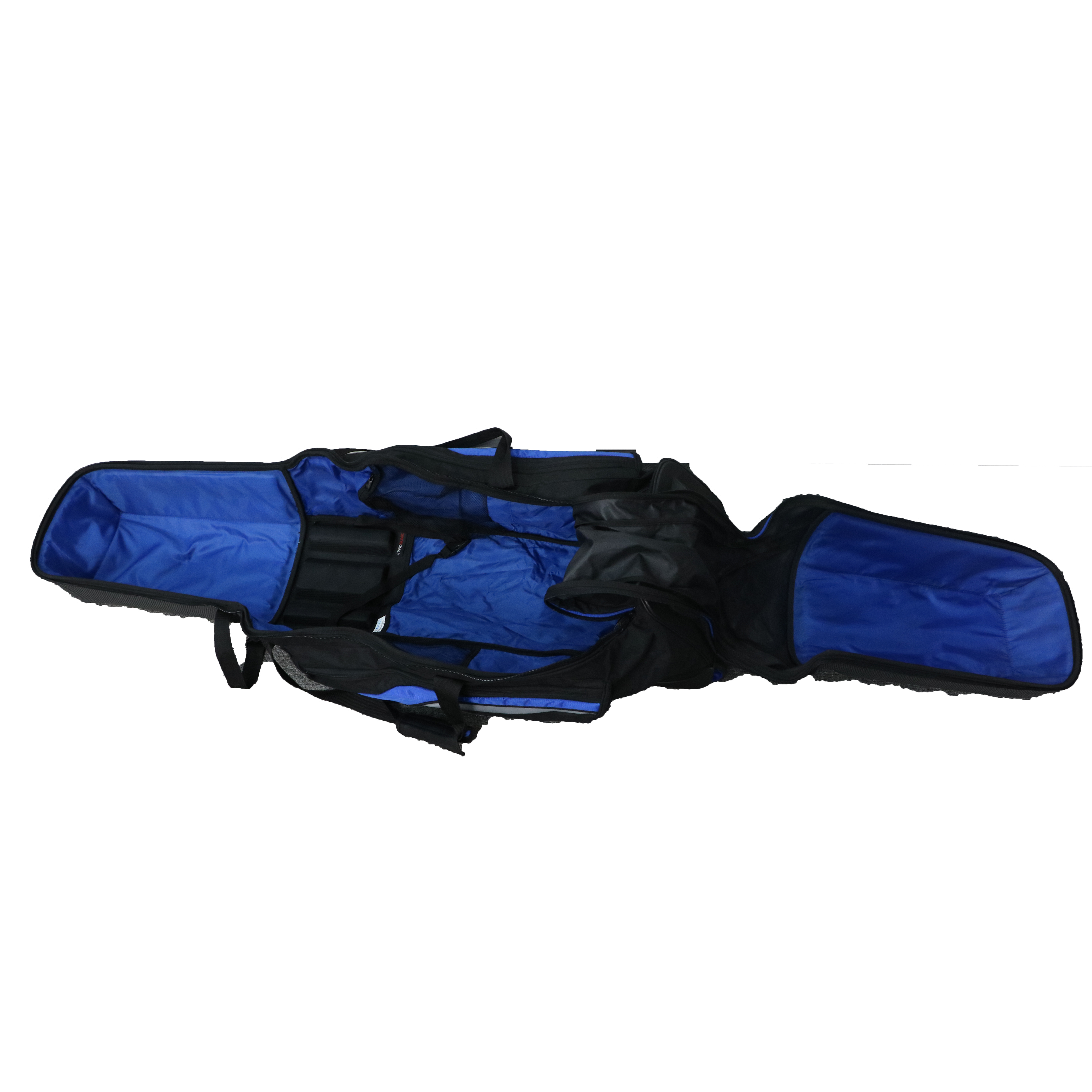 Custom Durable Golf Clubs Bag Travel ABS Hard Shell Top Portable Waterproof Blue Golf Tour Bag With Wheels