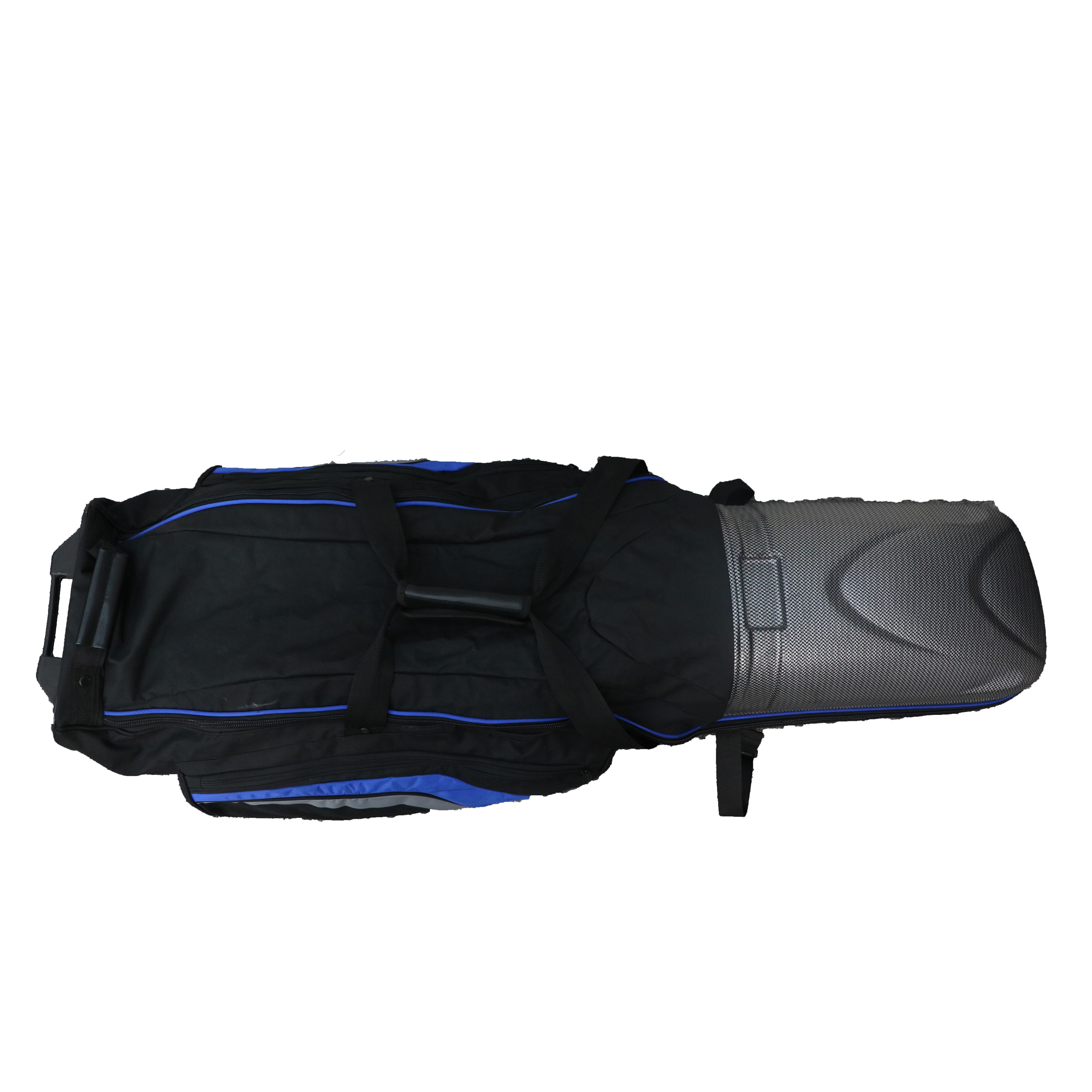 Custom Durable Golf Clubs Bag Travel ABS Hard Shell Top Portable Waterproof Blue Golf Tour Bag With Wheels