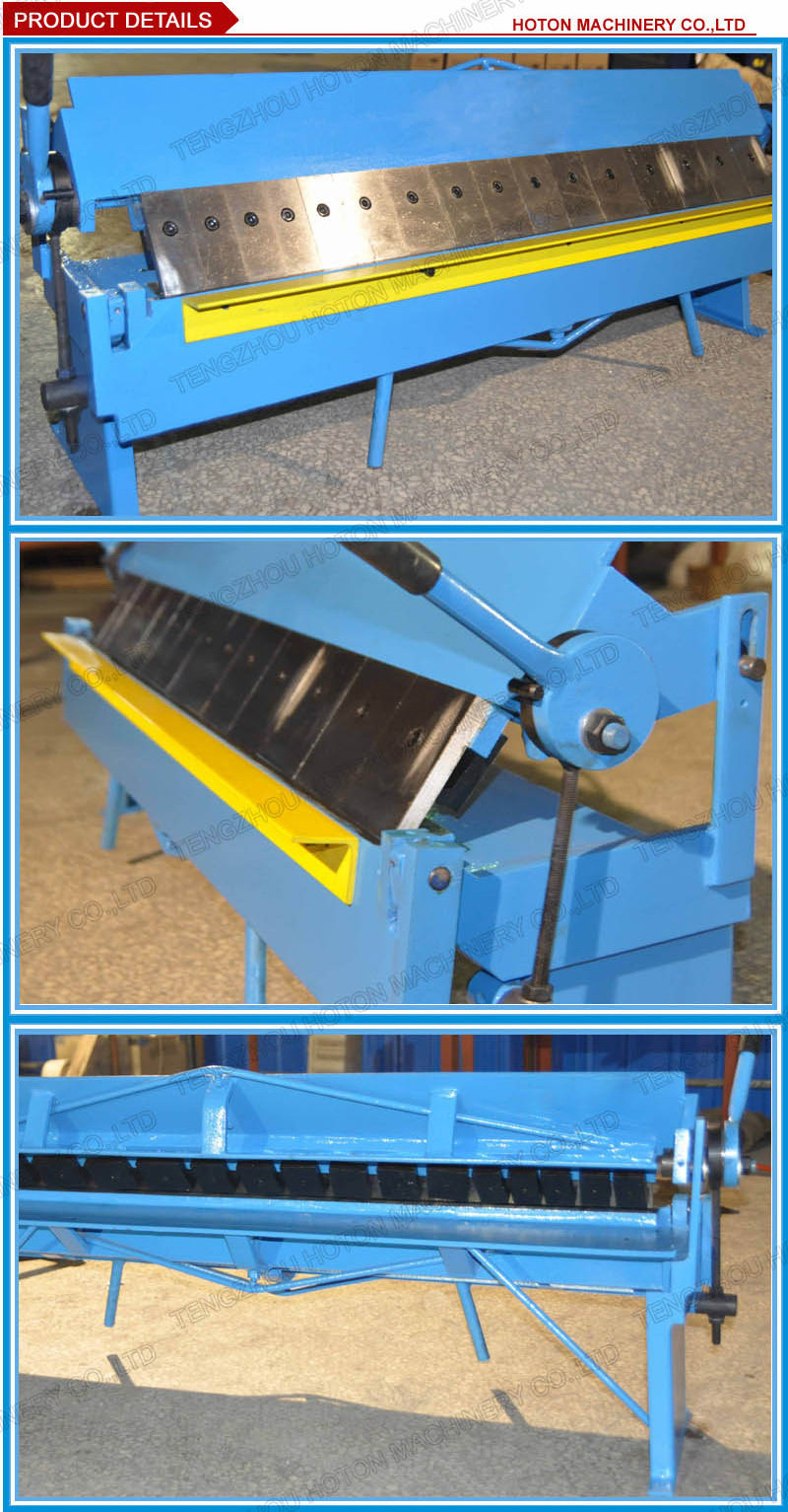 Manual pan brake/Bending Machine W1.0x610A W1.0x305A W1.0x915A