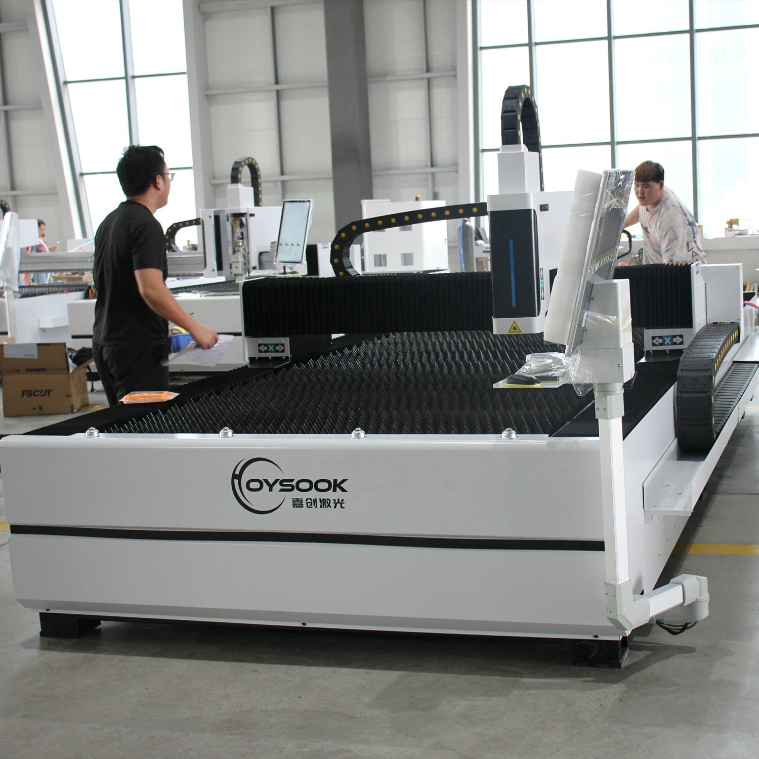 3000W Fiber Laser Cutting Machine Max Laser Power For Metal Sheet