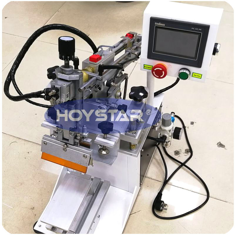 Desktop silk screen printer for plastic ruler screen printing machine