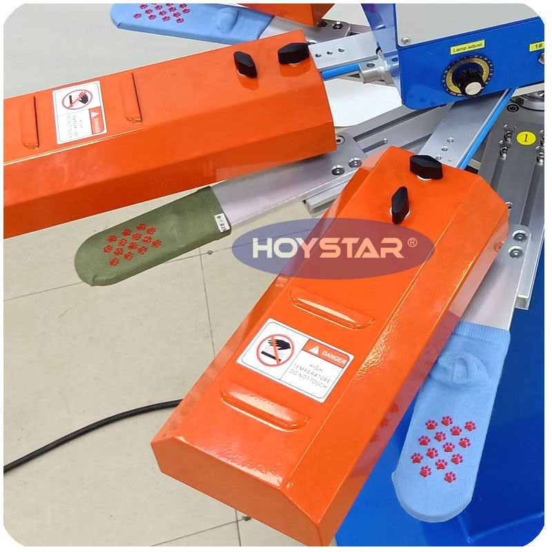 Non-Slip Dotting silicone printing machine for socks