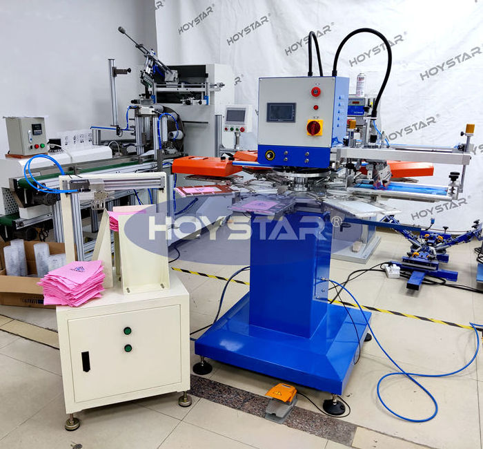 Paper napkin screen printing machine tissue printer for serviettes