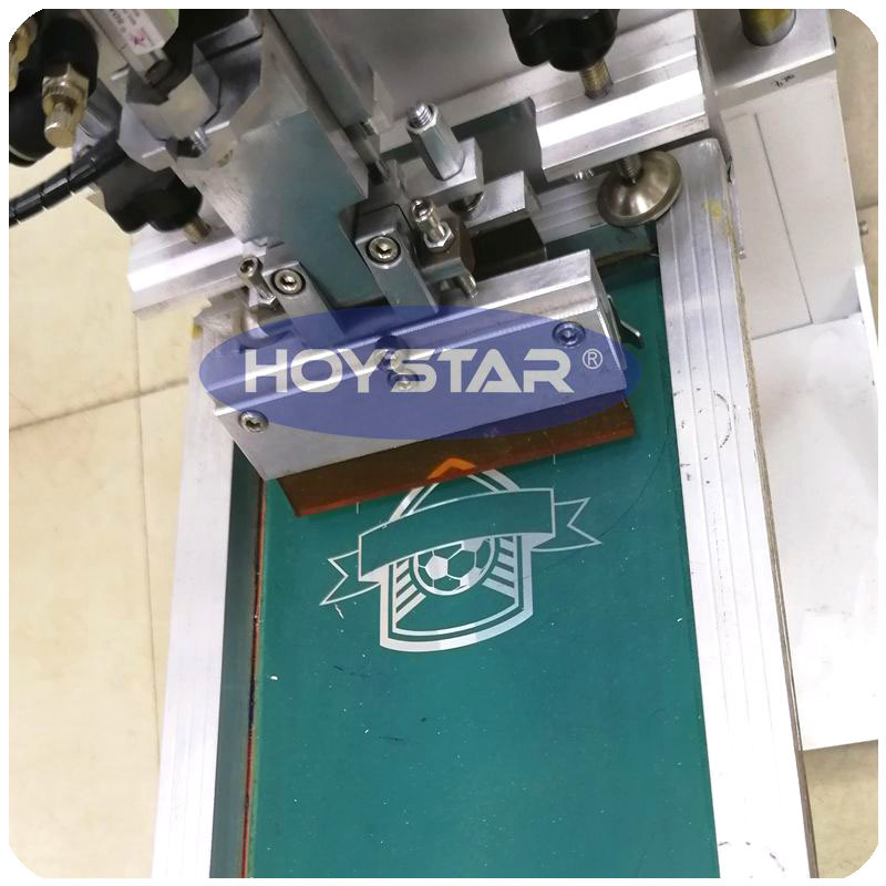 Desktop silk screen printer for plastic ruler screen printing machine