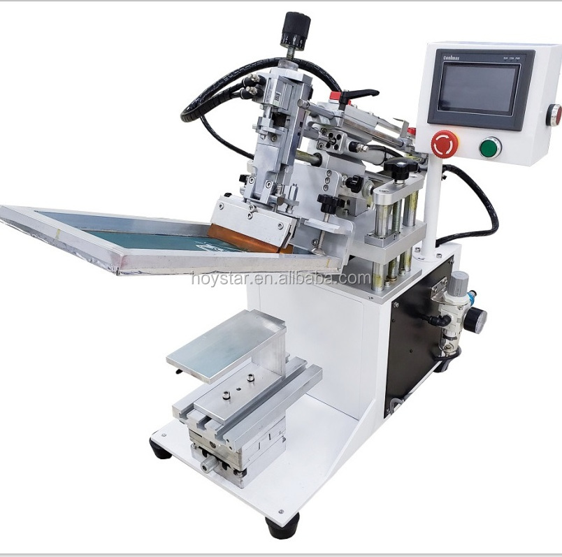 Desktop silk screen printer for plastic ruler screen printing machine