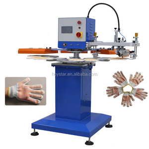 Non Slip Silicon Gloves Dotting Machine Automatic Gloves Screen Printing Machine Knitted Cotton Gloves Dotted