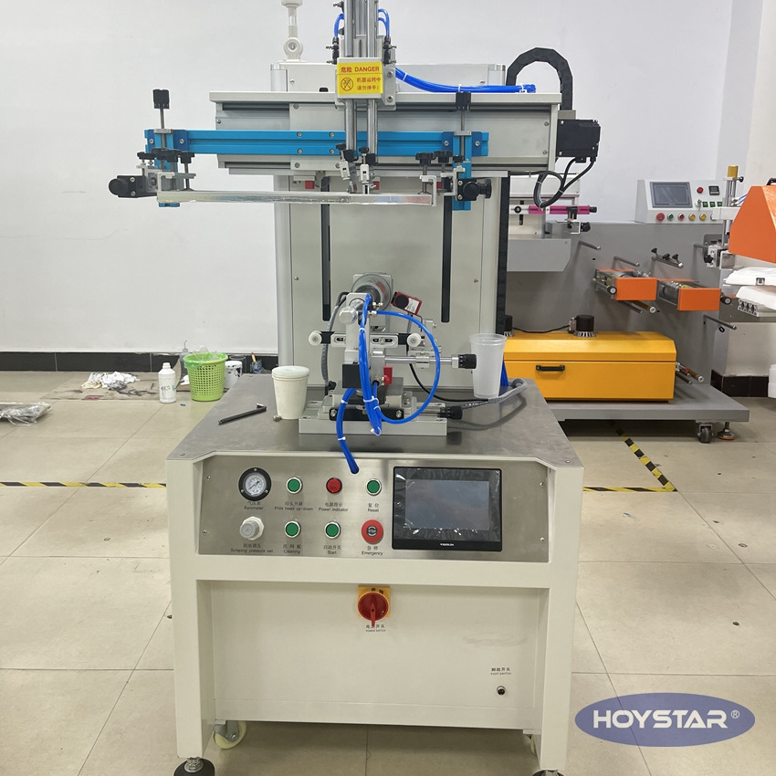 Cylindrical Semi-automatic Multi Color Bottle Screen Printing Machine With Color Registration