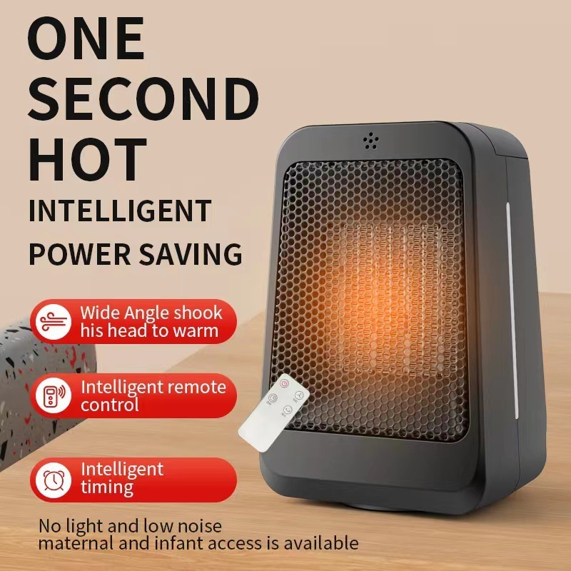 Electric Space Heater Mini Thermostat Portable PTC Ceramic Fan Heater