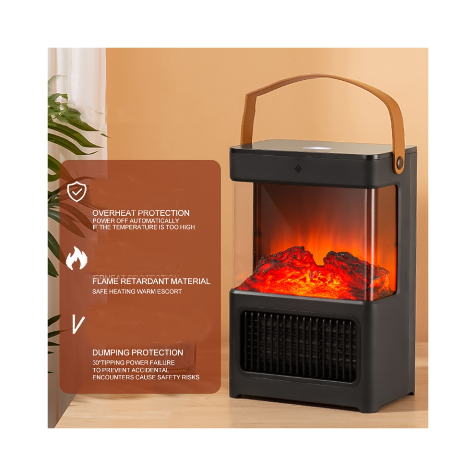 Fast Heating Small Indoor Portable Freestanding  Heater Electric Stove Fire Place Fireplace