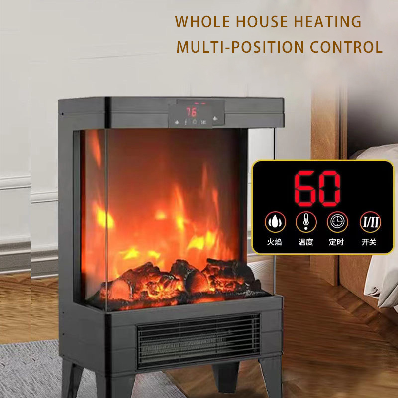 Heating Portable Free Standing Room Electric Heater Space Stove Fire Place Fireplace with Legs