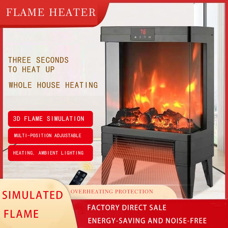 Heating Portable Free Standing Room Electric Heater Space Stove Fire Place Fireplace with Legs