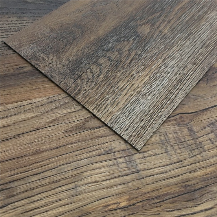 grey oak vinyl viny floor lvt floor tile look luxury  custom non click lvt lvp on stairs glue down