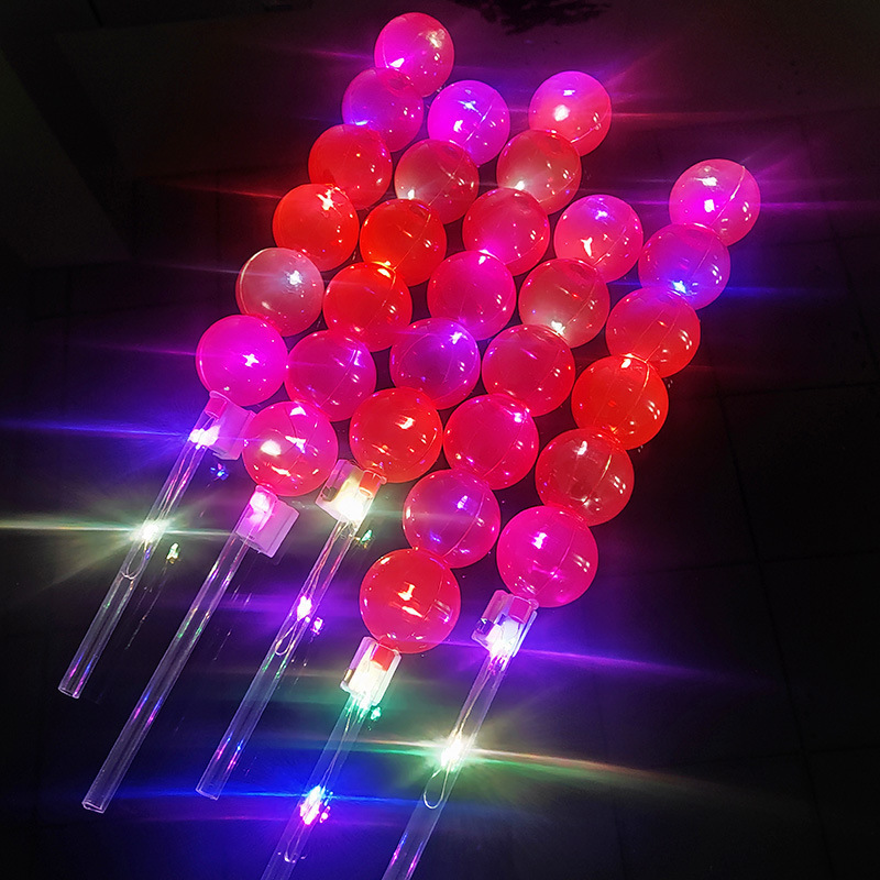 LED  Candy stick red switch light glitter toys  Light Up Party Favor for Kids and Adults