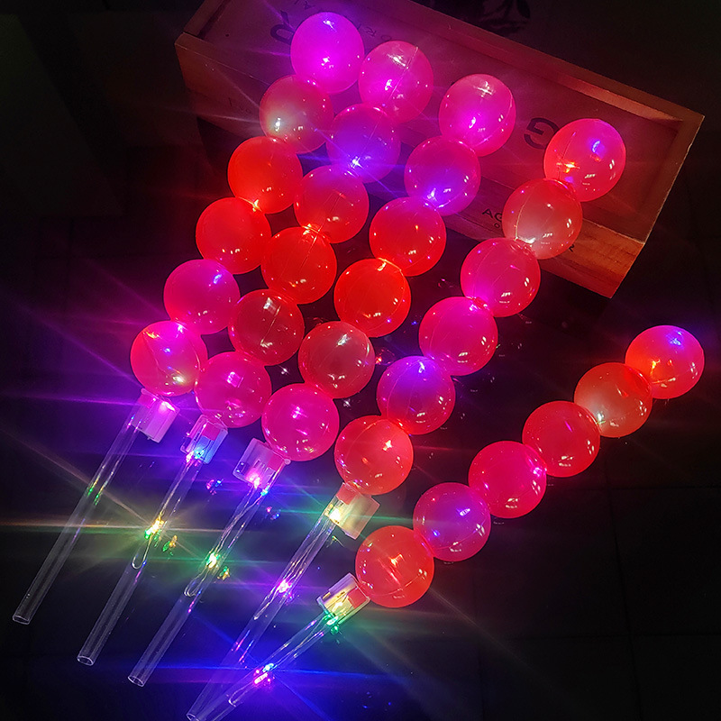 LED  Candy stick red switch light glitter toys  Light Up Party Favor for Kids and Adults