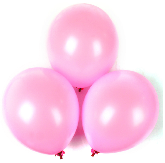 pink latex free pearl balloons for decoration balloon