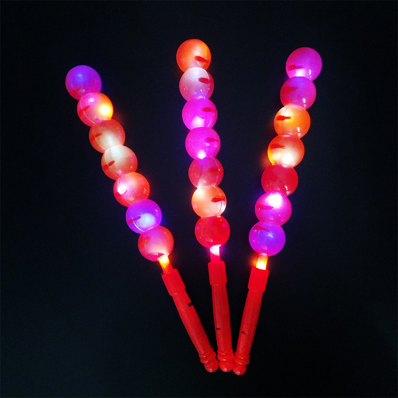 LED  Candy stick red switch light glitter toys  Light Up Party Favor for Kids and Adults