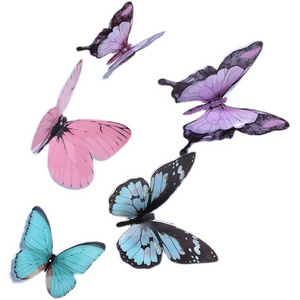 Butterfly Wall Decals 3D Butterflies Removable Mural Wall Stickers for Home Room Bedroom Decoration