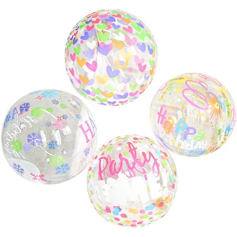 20inch Baby ShPopular design acrylic bobo balloon high quality 20 Inch Stretchable Printed event decor