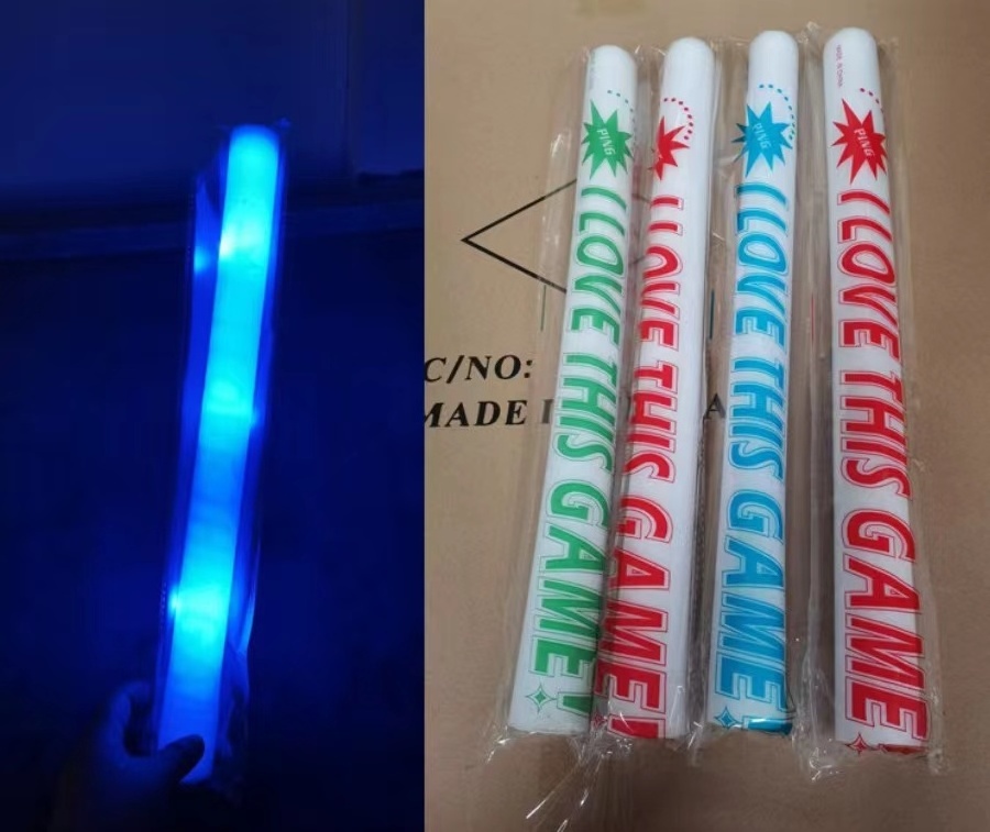 18inch Promotional Led Glow Foam Stick Light Up Foam Baton 3 modes For Party Wedding And Concert Led Foam Flashing Light Stick