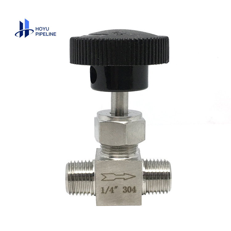 Stainless Steel 304316 Male Thread Integral Bonnet Needle Valve 1/8