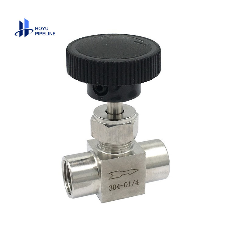 Stainless Steel 304316 Male Thread Integral Bonnet Needle Valve 1/8