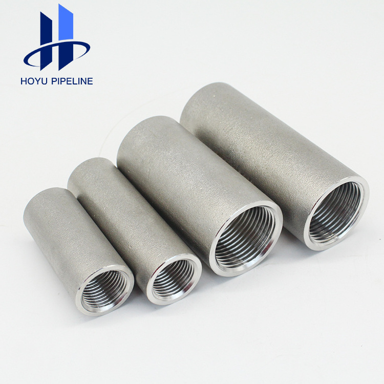 Metal stainless steel pipe coupling connector fitting high pressure thread sanitary seamless pipe clip joints plug pipe fitting