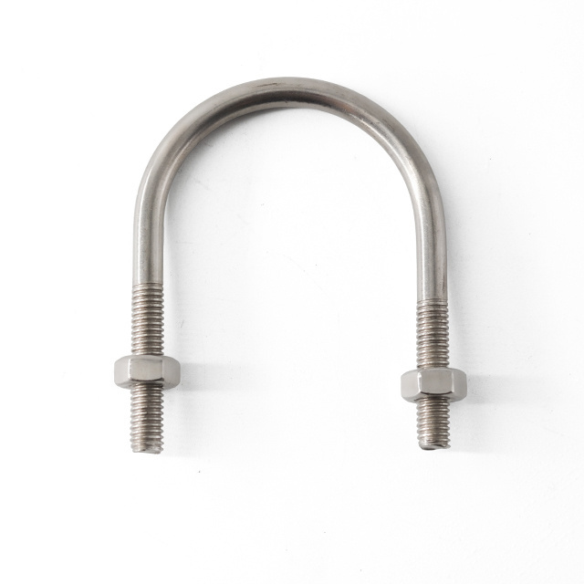 Connection flexible Stainless Steel u-bolt flange serration process standard Threaded Stud nut Bolt bolts and Nuts