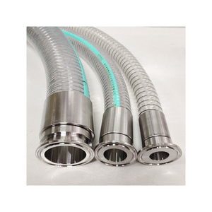 food grade Hoses Accessories Plumbing Hose Pvc Tube Stainless Steel Sanitary Hose Clamp Fittings Crimp