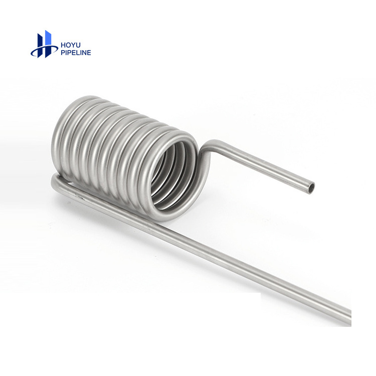 304 316 Heat Exchanger Spiral Stainless Steel Cooling Coil Tube /pipe Serpentine Cooling Coil High Quality Heat Exchanger