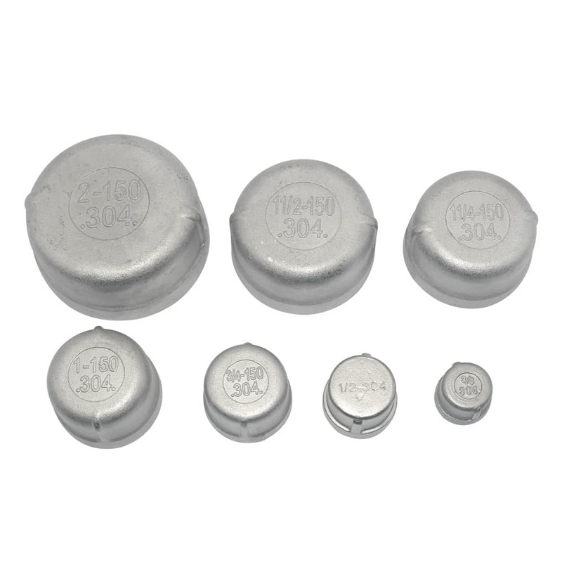 China Manufacturer Stainless Garden Hose Caps with Washers 3/4