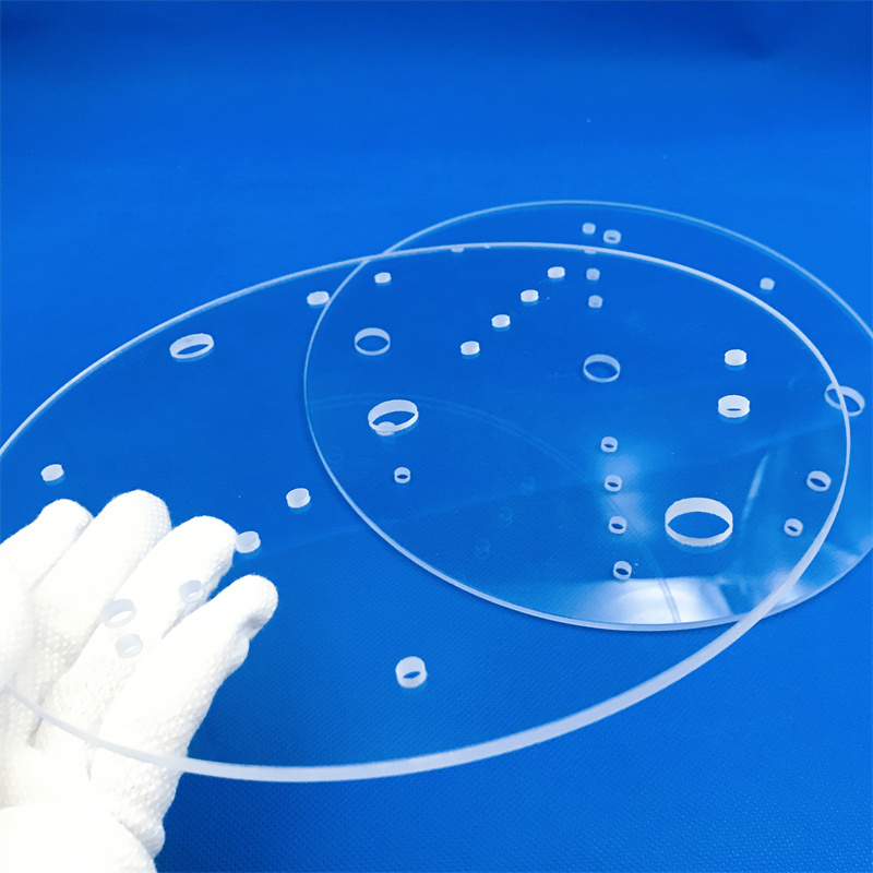 UV Fused Silica sheet clear Quartz Plate Transparent Quartz Glass piece