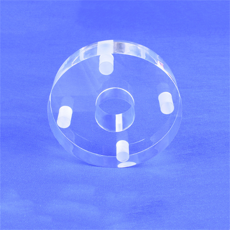 Transparent High UV transmittance JGS1 optical quartz glass plate JGS2 quartz wafer sheet