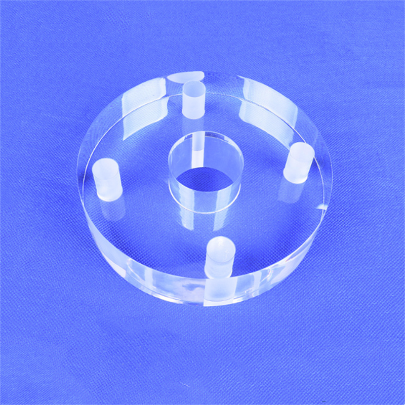 Transparent High UV transmittance JGS1 optical quartz glass plate JGS2 quartz wafer sheet