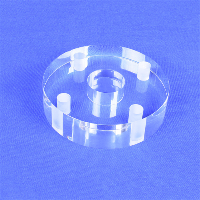 Transparent High UV transmittance JGS1 optical quartz glass plate JGS2 quartz wafer sheet