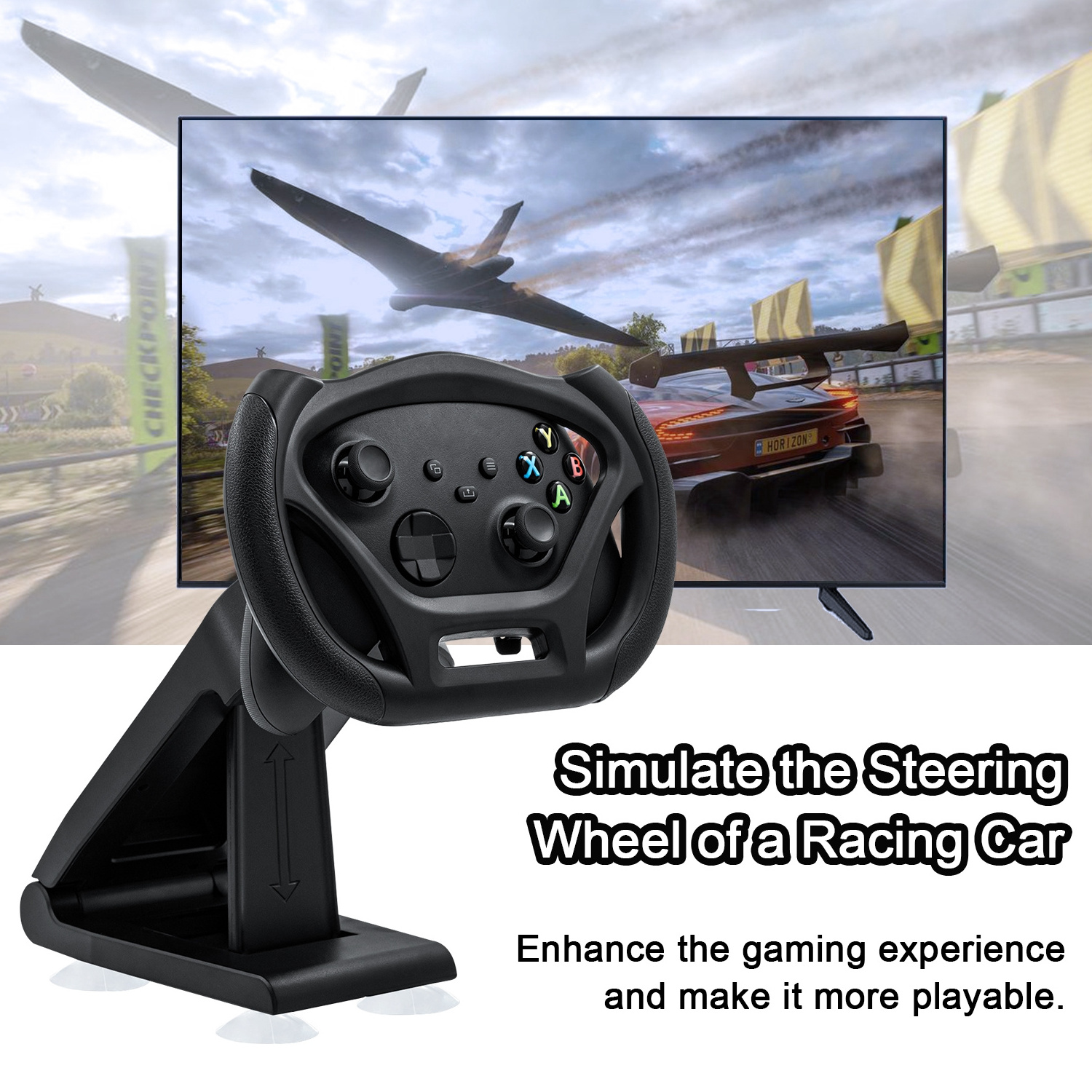 Multi Axis Game Racing Steering Wheel For Xbox Series X/S Controller Gamepad Accessories