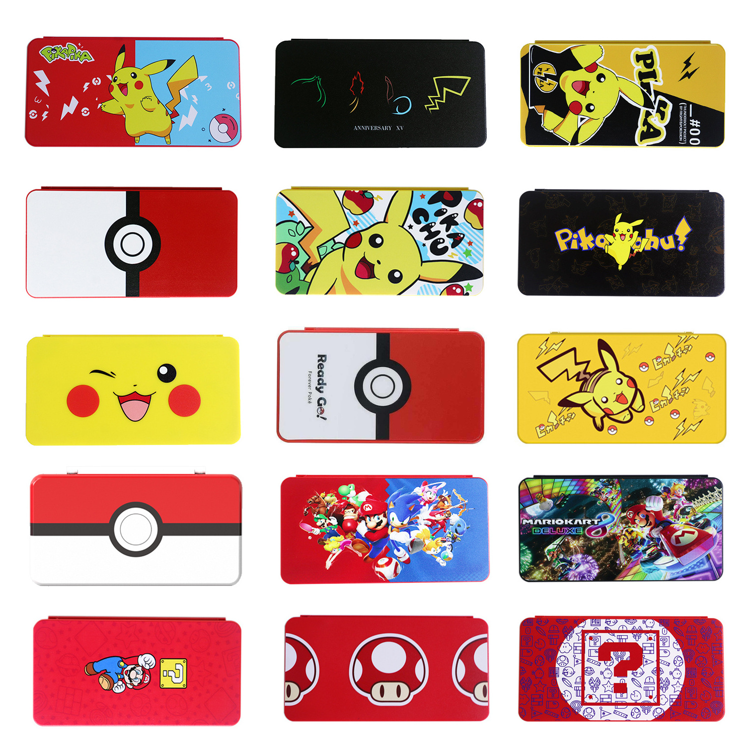 Custom Pattern Design 24 Slots Game Card Case Storage Box Game Accessories For Nintendo Switch Game Card Cartridge Holder Case