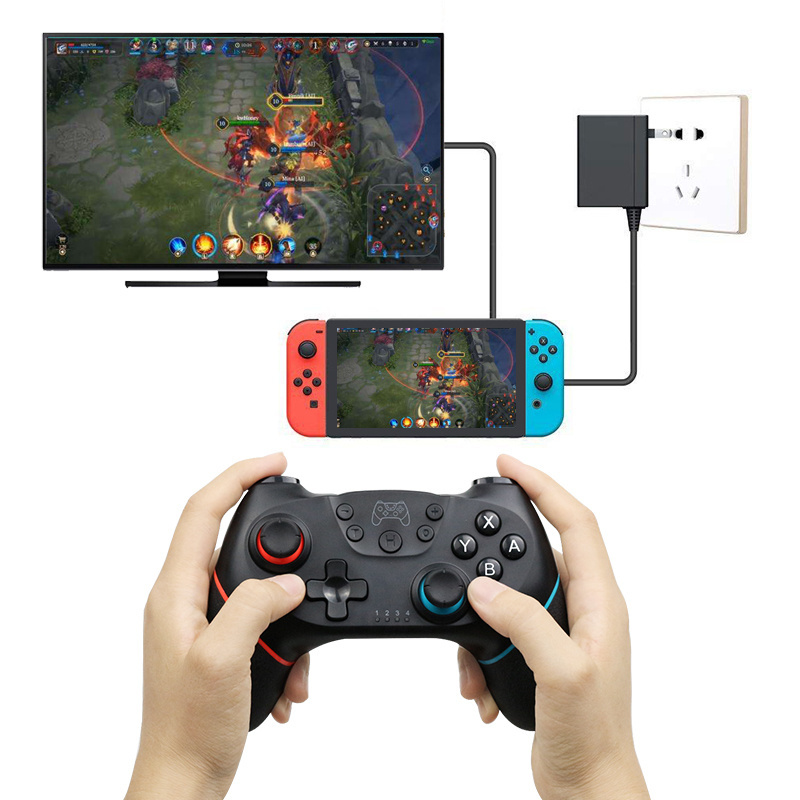 Hot Sale Switch Pro Wireless Controller Six Axis Double Shock Gamepad Game Accessories For Nintendo Switch Joystick