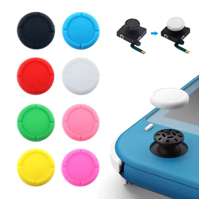 Replacement Silicone Cap Cover Thumb Grip Cover  For Nintendo Switch Joy-con Switch Repair Caps