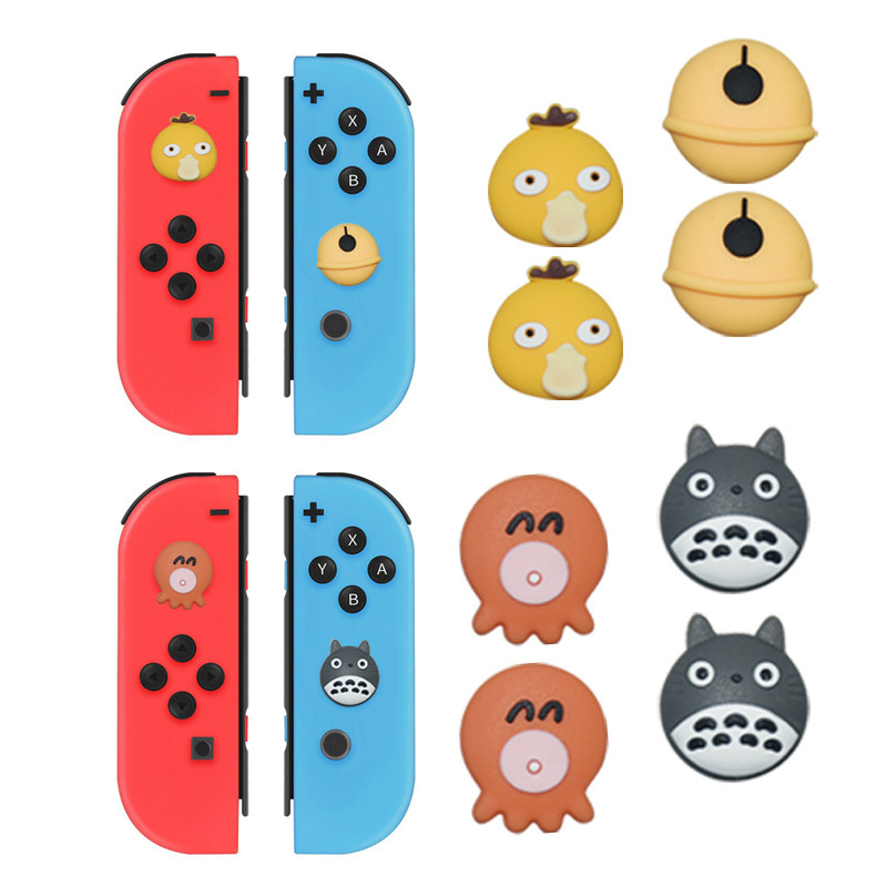 Wholesale Anime Thumb Grip Cap Joystick Thumbstick Grip Cover Game Accessories For Nintendo Switch/Lite/Oled Joycon