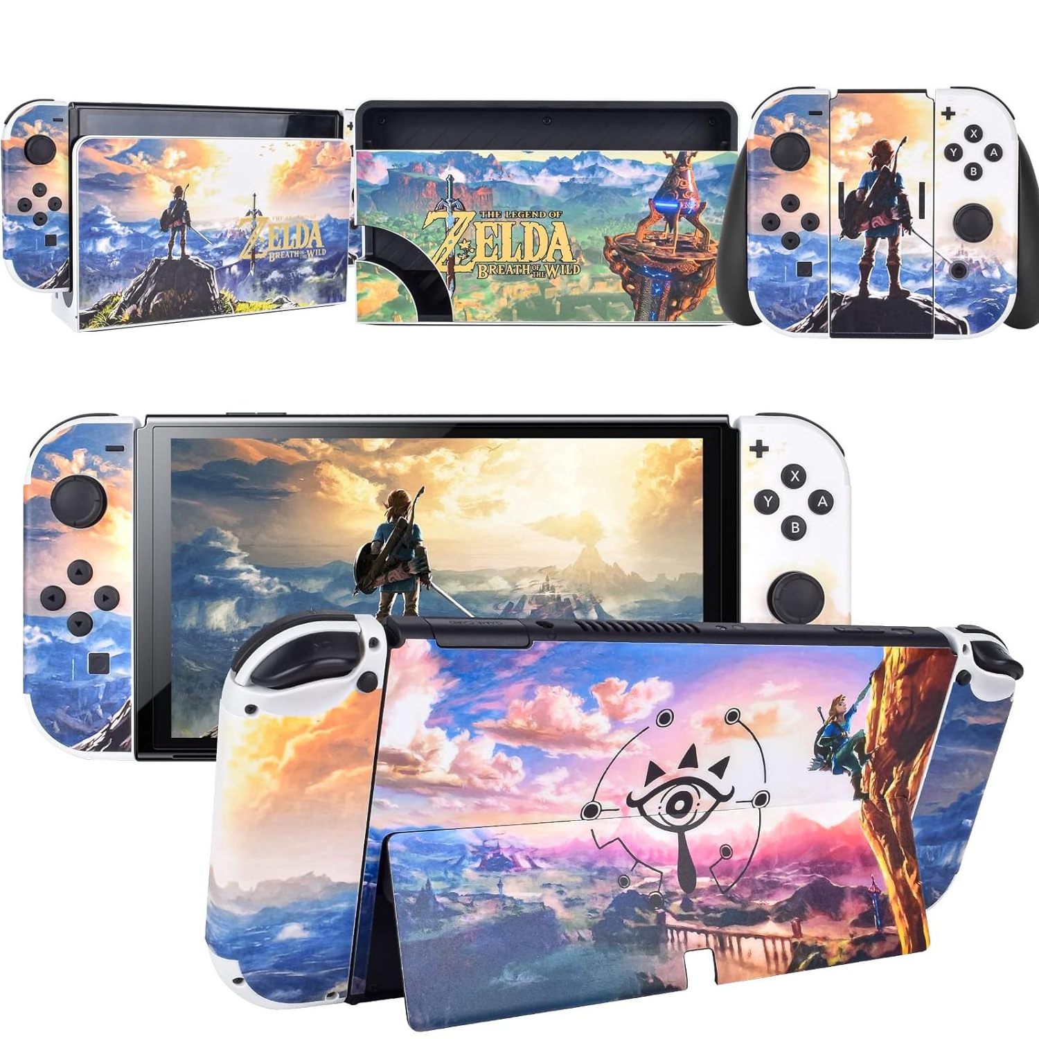 Custom design Vinyl Decal full Wrap Protection Cover sticker Skin For Nintendo Switch OLED game Console Dock joy con accessories