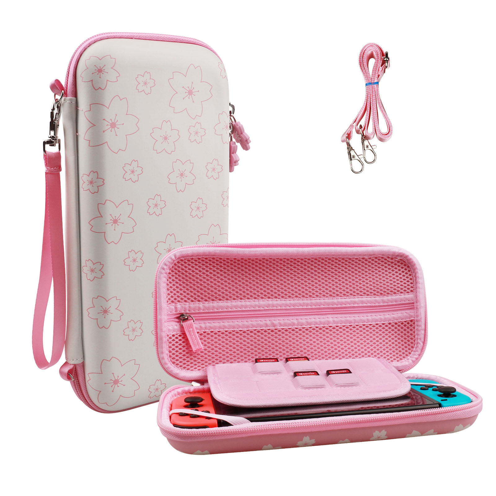 Portable Carry Case Cute Storage Bag With Shoulder Strap Game Accessories For Nintendo Switch Console