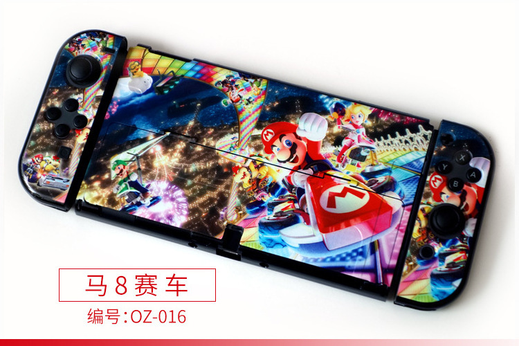 Custom Pattern Frosted PC Cover Protective Split Shell Case Game Accessories For Nintendo Switch OLED Case