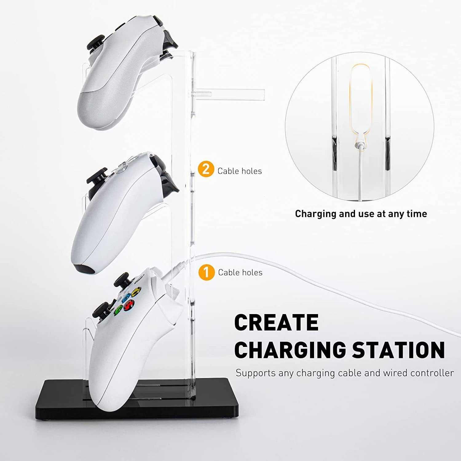 Custom Acrylic Controller Stand Gamepad Headphone Holder For PS4/PS5/Xbox/Switch Pro Controller Accessories