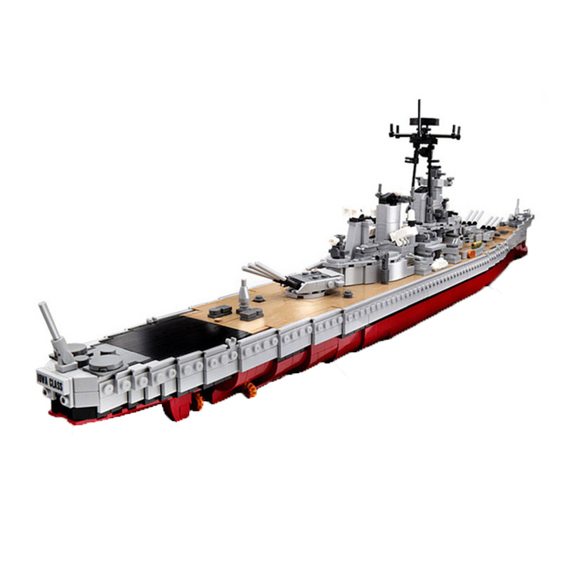 Xingbao 06030 Assembled Ship Model Battleship Building Blocks Sets Toy Military Series Education Block For kids